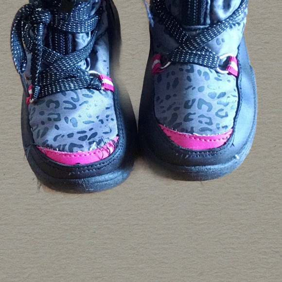 RuggedBear Little Girls Snow Boot Black Size 9 - Picture 4 of 7